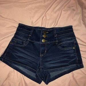 High waisted shorts